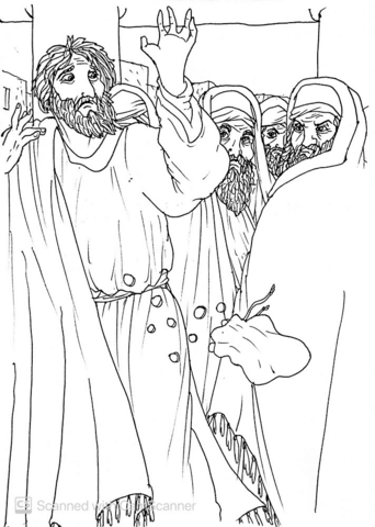 After Jesus Is Condemned To Die Judas Returns With The 30 Silver Coins Coloring Page